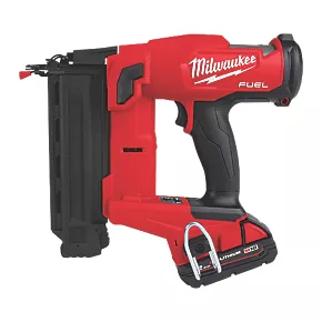 Milwaukee M18FN18GS-202X 1.2mm 18V 2 x 2.0Ah Li-Ion RedLithium Brushless First Fix Cordless Nail Gun 2 Milwaukee M18FN18GS-202X 1.2mm 18V 2 x 2.0Ah Li-Ion RedLithium Brushless First Fix Cordless Nail Gun - Image 2