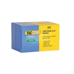 Tacwise 140 Series Heavy Duty Staples Galvanised 14 x 10.6mm 5000 Pack 5 Tacwise 140 Series Heavy Duty Staples Galvanised 14 x 10.6mm 5000 Pack -Collated Nails Shop 51732 A2