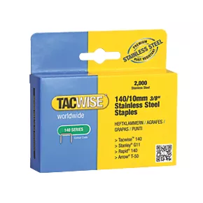 Tacwise 140 Series Staples Stainless Steel 10 x 10.6mm 2000 Pack 3 Tacwise 140 Series Staples Stainless Steel 10 x 10.6mm 2000 Pack - Image 3