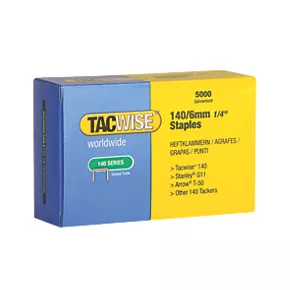 Tacwise 140 Series Heavy Duty Staples Galvanised 6 x 10.6mm 5000 Pack 3 Tacwise 140 Series Heavy Duty Staples Galvanised 6 x 10.6mm 5000 Pack - Image 3