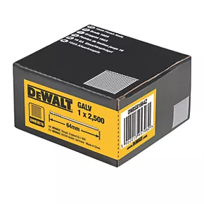 DeWalt Galvanised Straight Finish Nails 16ga x 64mm 2500 Pack 3 DeWalt Galvanised Straight Finish Nails 16ga x 64mm 2500 Pack - Image 3
