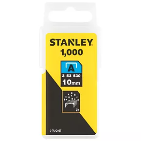 Stanley Light Duty Staples Bright 10 x 10mm 1000 Pack 2 Stanley Light Duty Staples Bright 10 x 10mm 1000 Pack - Image 2
