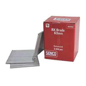 Senco Galvanised Brad Nails 16ga x 63mm 2000 Pack 2 Senco Galvanised Brad Nails 16ga x 63mm 2000 Pack - Image 2