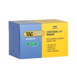 Tacwise 140 Series Heavy Duty Staples Galvanised 12 x 10.6mm 5000 Pack 5 Tacwise 140 Series Heavy Duty Staples Galvanised 12 x 10.6mm 5000 Pack -Collated Nails Shop 92281 A2
